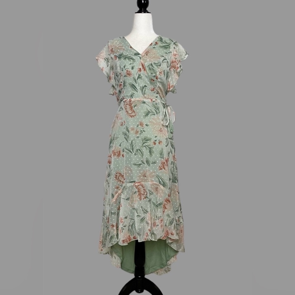 👑NWT💜 Streetwear Society Floral Dress Romantic Date Light Summer Cottagecore